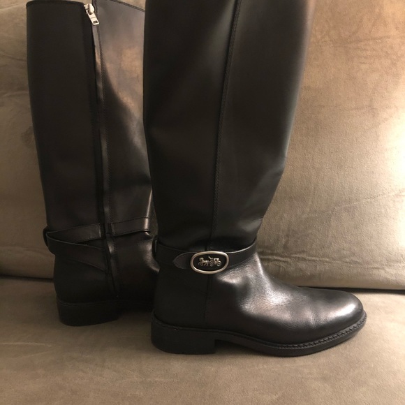 Coach Saddle Boots - Picture 2 of 8